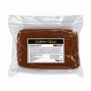 Golden Glaze Sugar Paste - Brown - 1kg