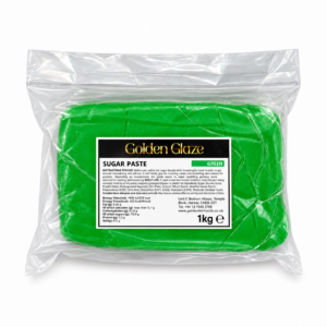 Golden Glaze Sugar Paste - Green - 1kg