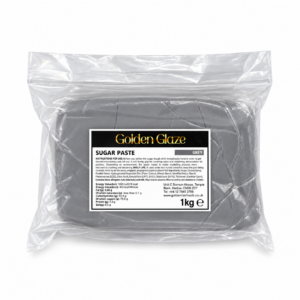Golden Glaze Sugar Paste - Grey - 1kg