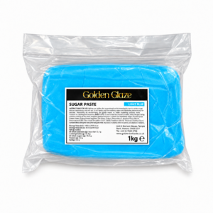Golden Glaze Sugar Paste - Light Blue - 1kg